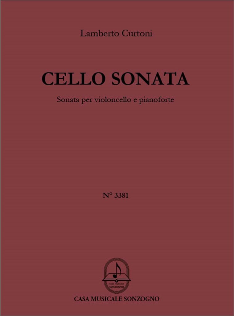 Sonata Per Violoncello E Pianoforte